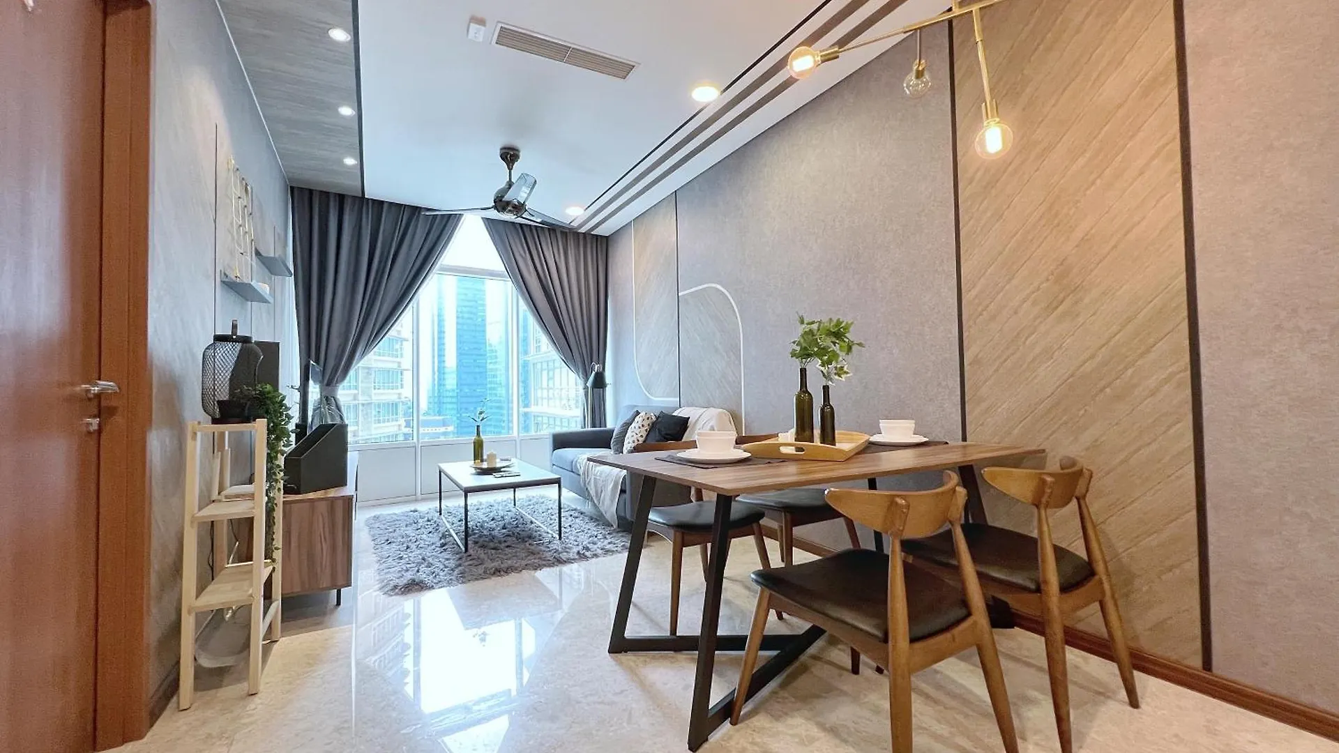 アパート Sky Suites Modern 3Br Family Suite At Klcc クアラルンプール